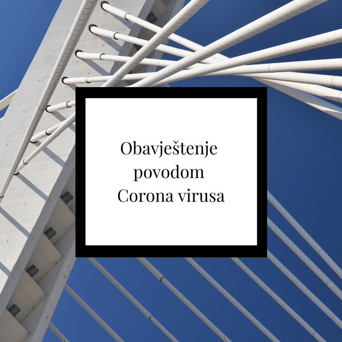 Obavještenje povodom COVID-19