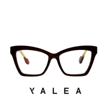 Yalea Eyewear - Frida - Square - Brown Ocher Hom