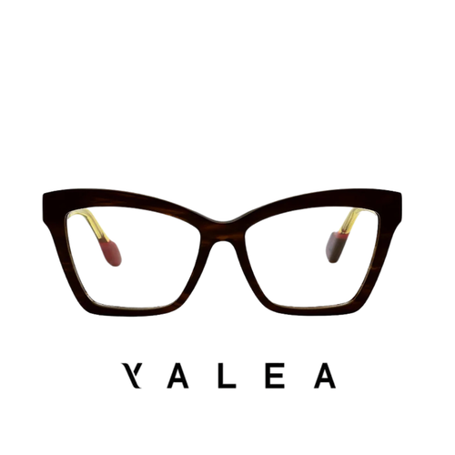 Yalea Eyewear - Frida - Square - Brown Ocher Hom