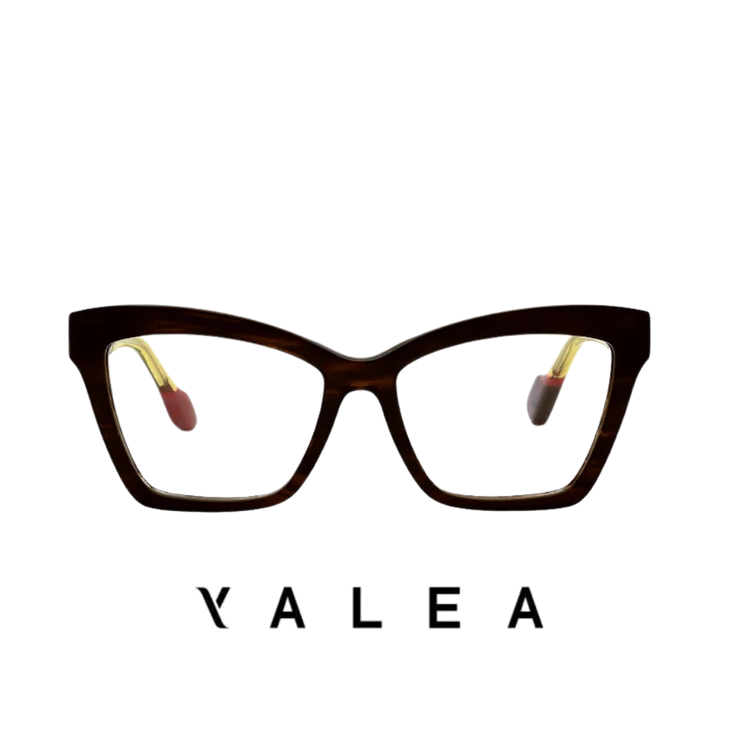 Yalea Eyewear - Frida - Square - Brown Ocher Hom