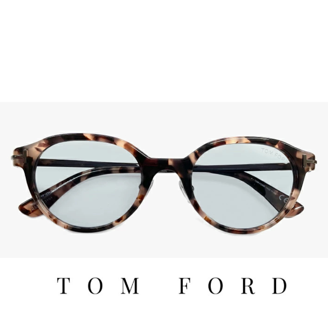 Tom Ford - Round - Shiny Tortoise