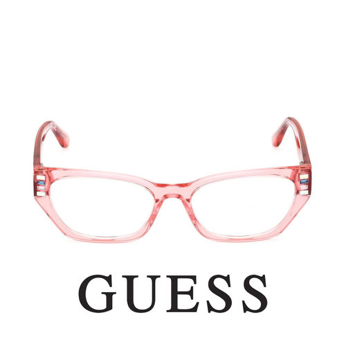 Guess Eyewear - Cat Eye - Transparent Pink