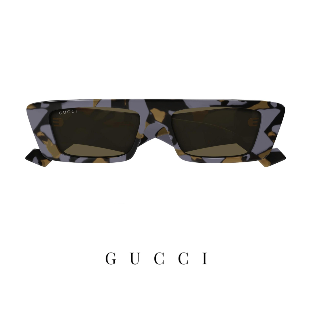 Gucci - Rectangular - Purple/Tortoise