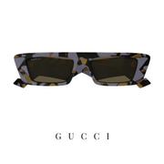Gucci - Rectangular - Purple/Tortoise