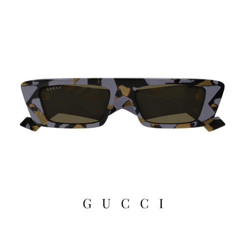Gucci - Rectangular - Purple/Tortoise