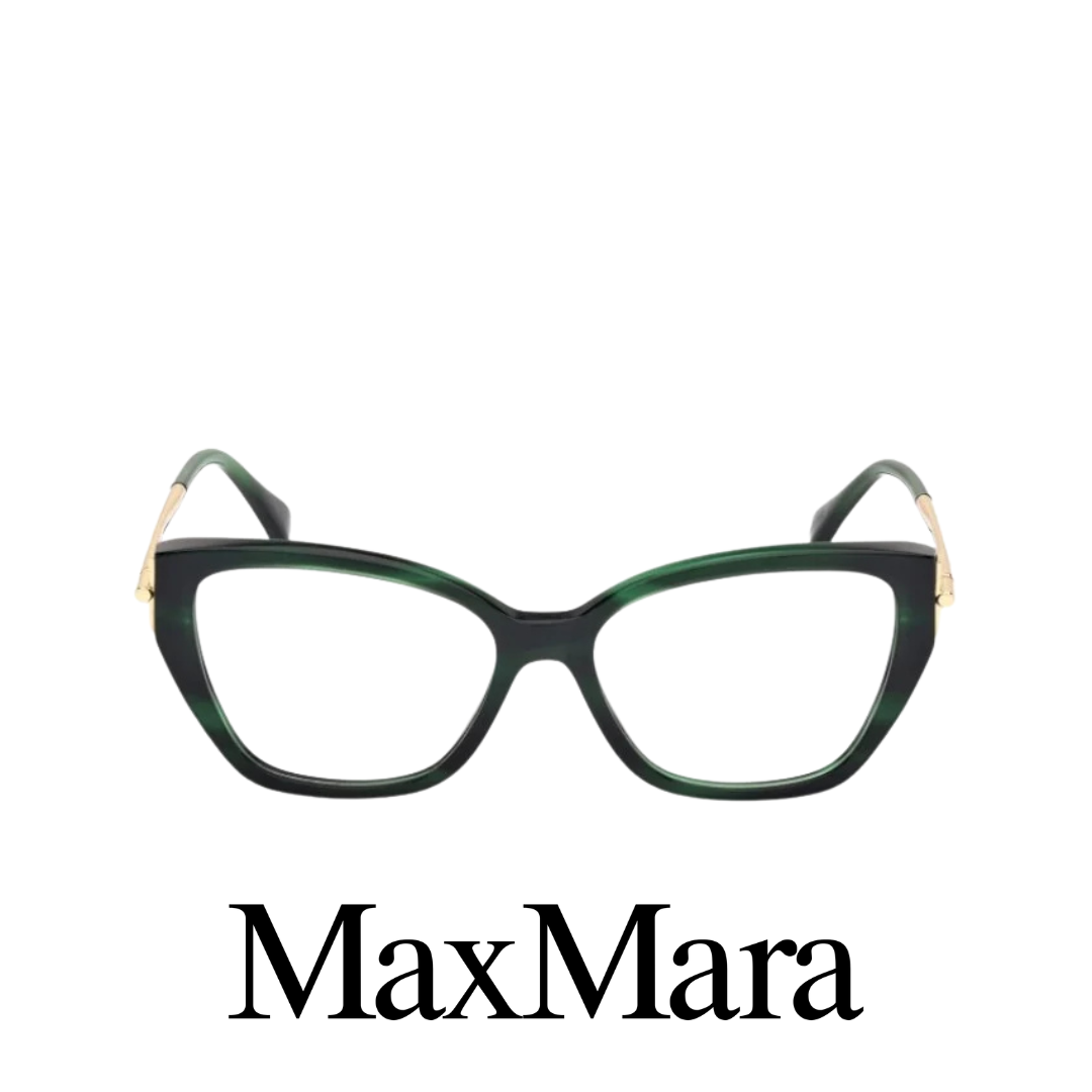 Max Mara Eyewear - Butterfly - Dark Green Gold