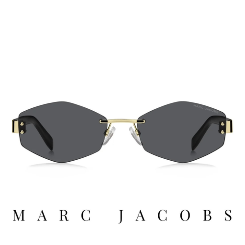 Marc Jacobs - Geometrical / Rimless  - Gold / Black