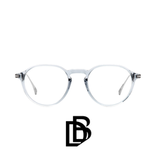 David Beckham Eyewear - Round - Transparent Grey - Titanium Temple