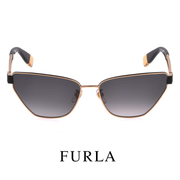 Furla - Cat Eye - Shiny Rose Gold / Black