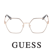Guess Eyewear - Hexagonal - Shiny Rose Gold