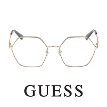 Guess Eyewear - Hexagonal - Shiny Rose Gold