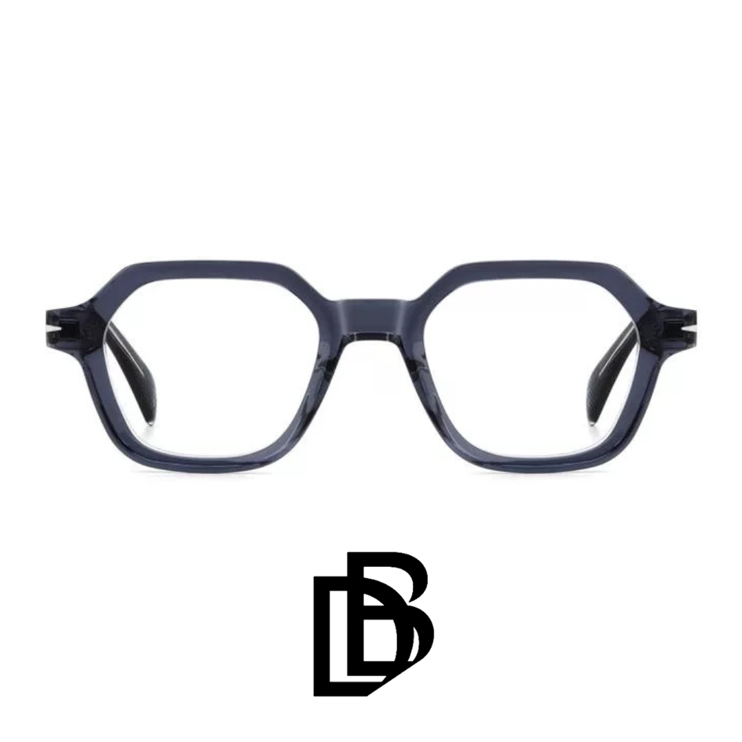 David Beckham Eyewear - Irregular - Transparent Blue