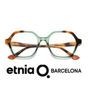 Etnia Barcelona Eyewear - Oriana - Green and Havana Brown