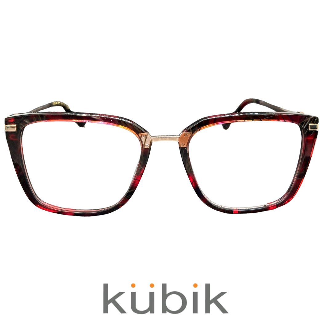 Kubik Eyewear-Black/Burgundy