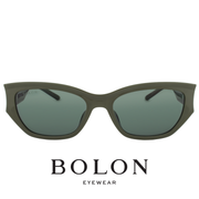 Bolon - Geometric / Cat eye - Olive / Green
