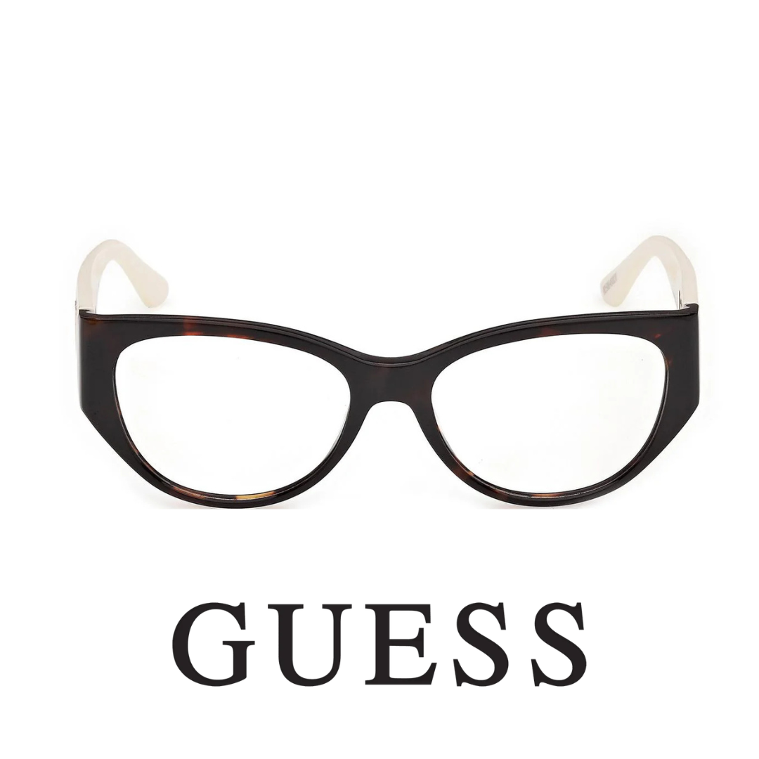 Guess Eyewear - Cat Eye - Havana White