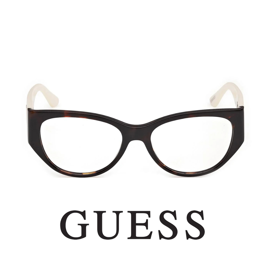 Guess Eyewear - Cat Eye - Havana White