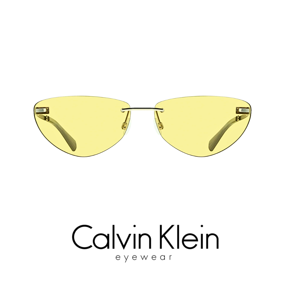 Calvin Klein - Cat - Eye - Silver/Green