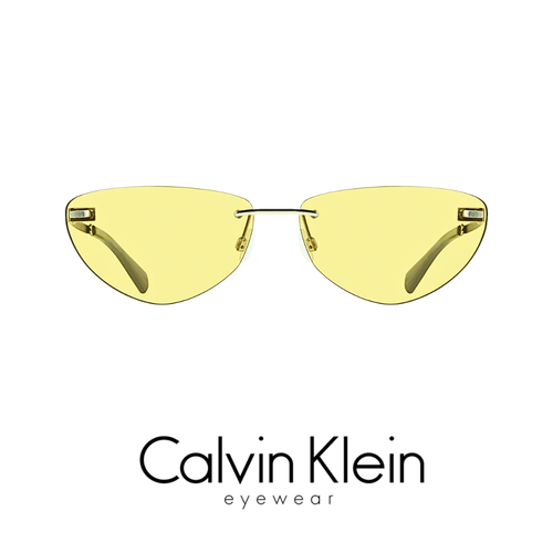 Calvin Klein - Cat - Eye - Silver/Green