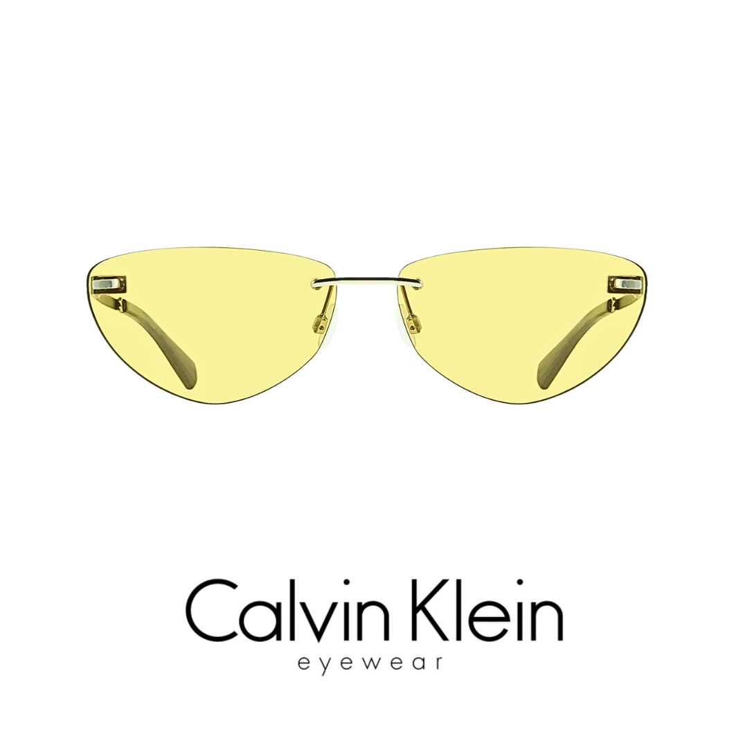 Calvin Klein - Cat - Eye - Silver/Green