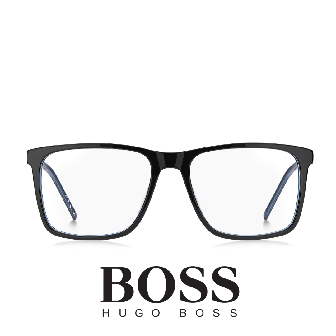 Hugo Boss Eyewear - Square - Black and Blue