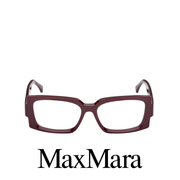 Max Mara Eyewear - Rectangle - Shiny Burgundy