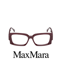 Max Mara Eyewear - Rectangle - Shiny Burgundy