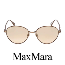 MaxMara - Round - Shiny / Dark / Bronze