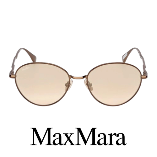 MaxMara - Round - Shiny / Dark / Bronze