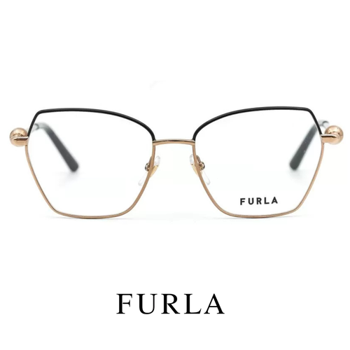 Furla  Eyewear- Butterfly - Gold / Black