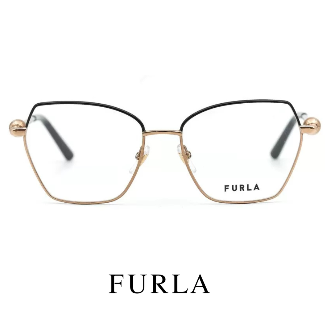 Furla  Eyewear- Butterfly - Gold / Black