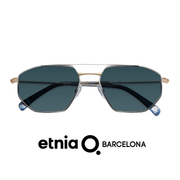 Etnia Barcelona - Alator - Rectangle - Double Bridge - Polarized - Silver/Gold