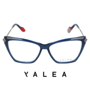 Yalea Eyewear - Frida Kahlo - Cat Eye - Shiny Opal Blue