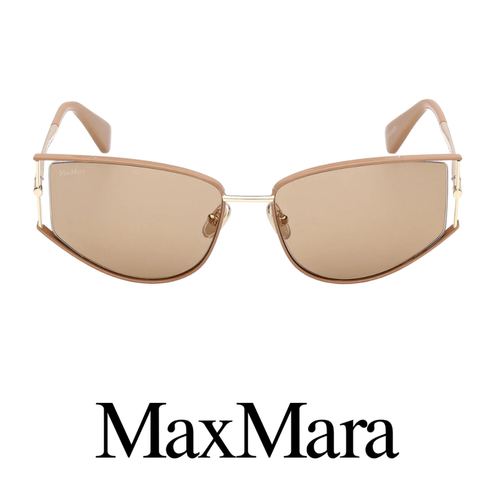MaxMara - Menton 3 - Cat Eye - Camel Gold