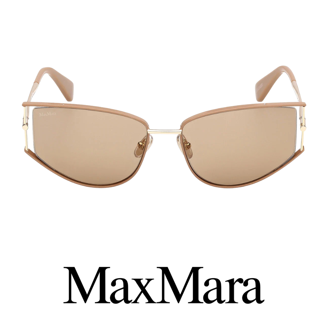MaxMara - Menton 3 - Cat Eye - Camel Gold