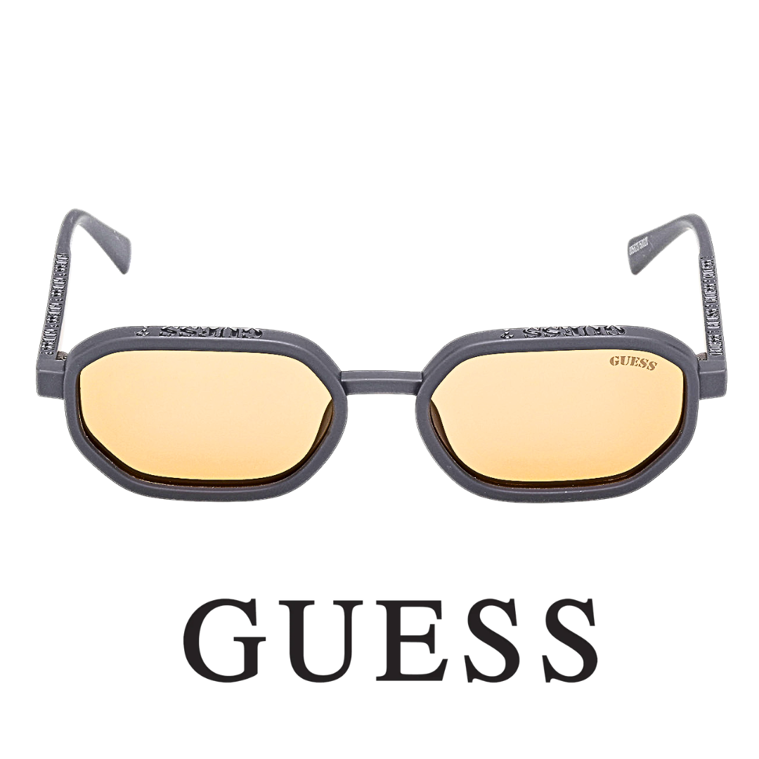 Guess - Geometric - Full / Rim - Matte / Gray