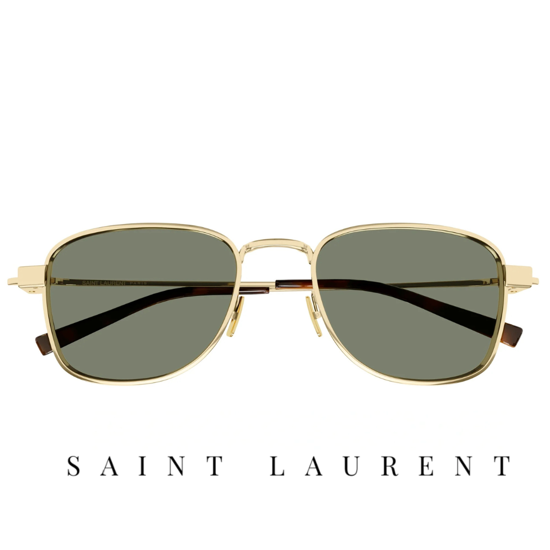 Saint Laurent - Rectangle / Square - Shiny / Gold
