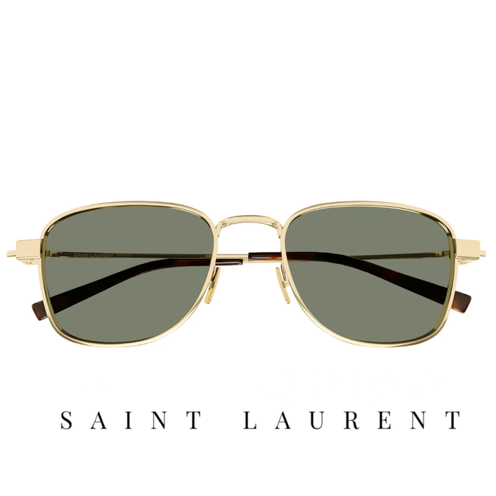 Saint Laurent - Rectangle / Square - Shiny / Gold