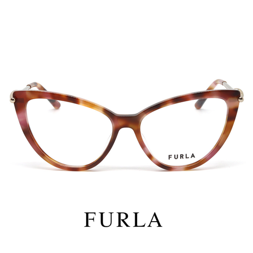 Furla  Eyewear- Cat Eye - Havana / Brown /Pink