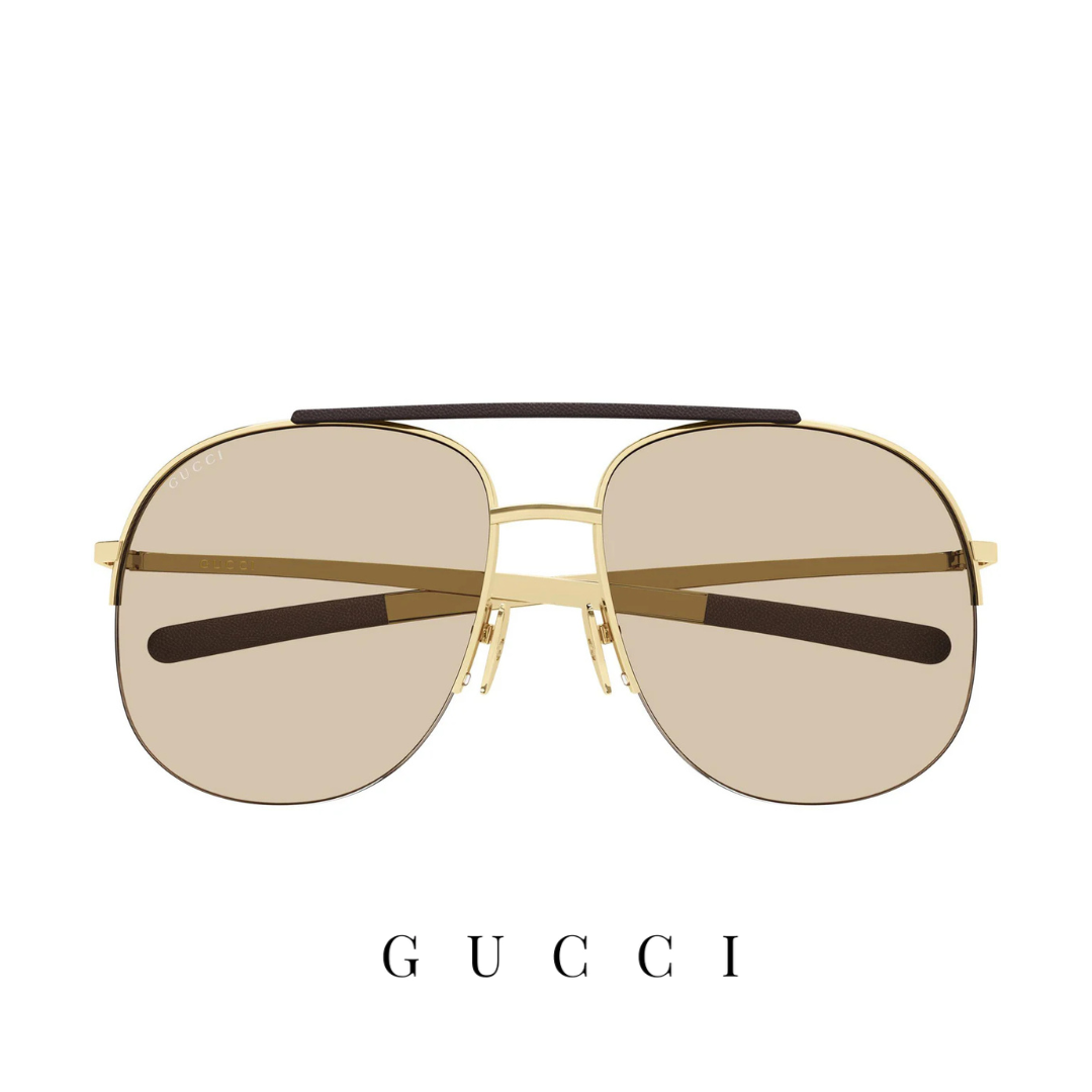 Gucci - Shiny Endura Gold - Aviator / Full Rim