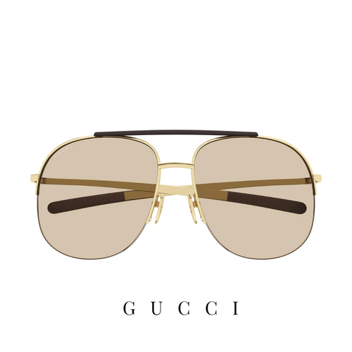 Gucci - Shiny Endura Gold - Aviator / Full Rim
