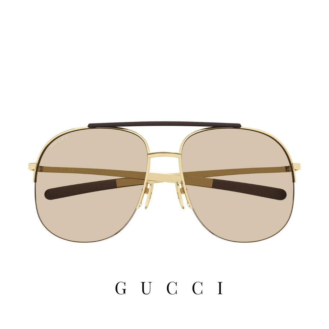 Gucci - Shiny Endura Gold - Aviator / Full Rim
