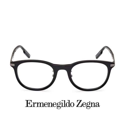 Ermenegildo Zegna Eyewear - Round Square - Black