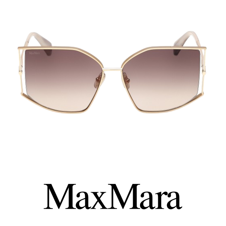 MaxMara - Menton 4 - Cat Eye - Shiny Pale Gold