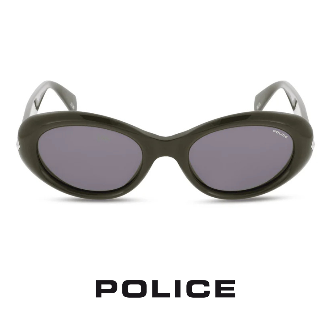 Police - " Kaleidos  1 " - Shiny Kaki Green