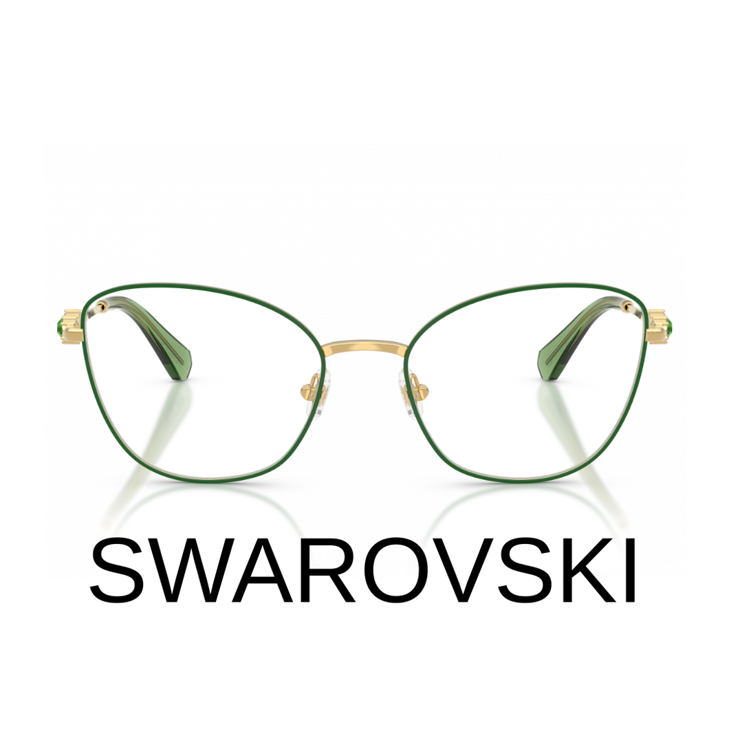 Swarovski Eyewear - Cat Eye - Gold/Green
