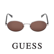 Guess - Round - Silver/Brown