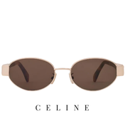Celine - Triomphe - Metal - Oval - Rose / Gold