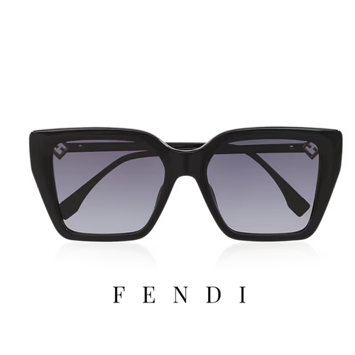 Fendi - Diamonds - Square -Black
