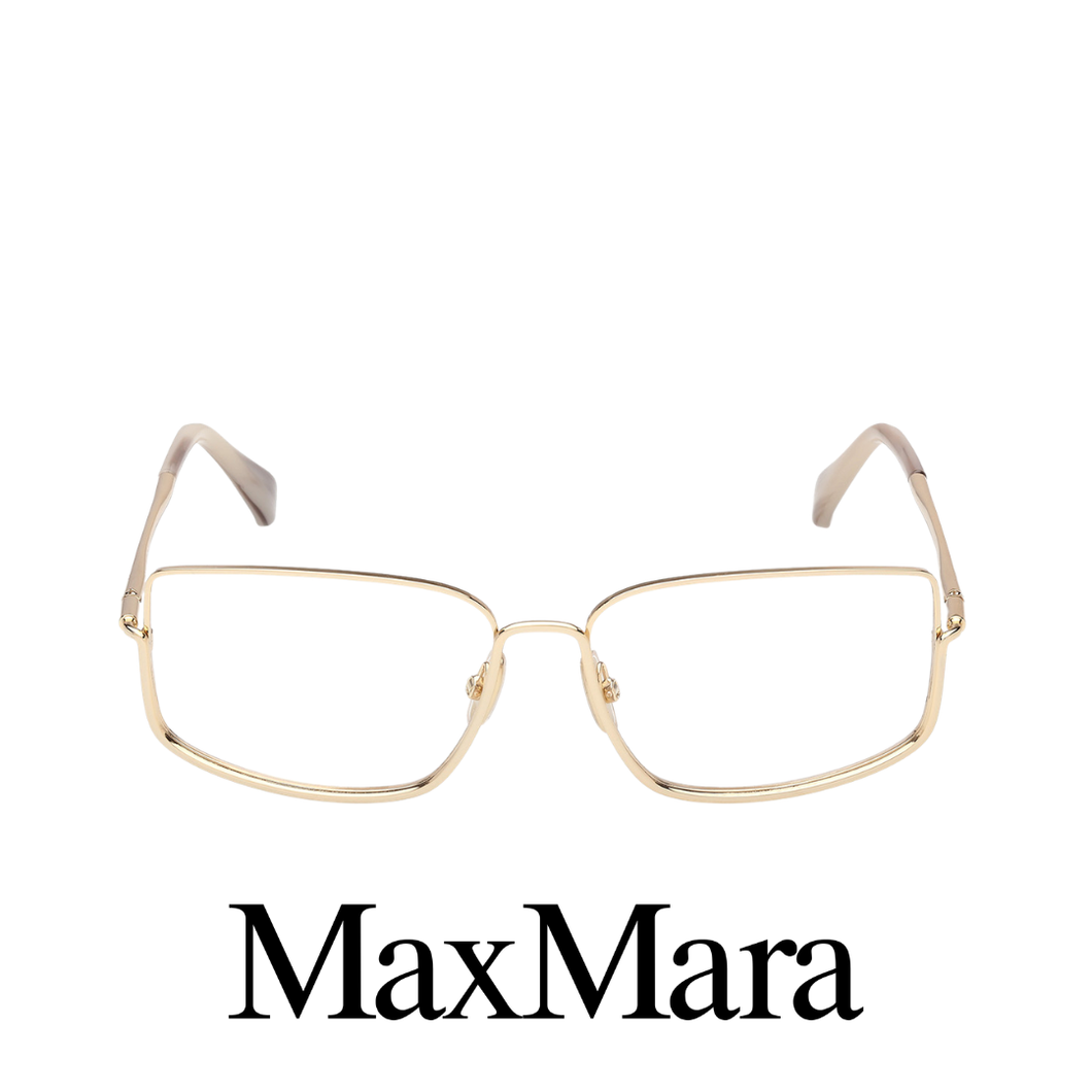 Max Mara Eyewear - Rectangle - Gold
